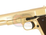 [WE] 24K M1911 Government W/ Brown Grip and Marking [Gold Plated]