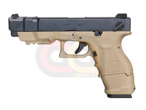 [WE] 26C Advance GBB Airsoft Pistol [Metal Slide, DE]