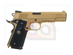 [WE] Full Metal M1911A1 MEU Railed GBB Pistol [Without Marking][Tan]