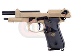 [WE] M9A1 AIRSOFT GBB PISTOL [Rubber Grip][Navy Seal][TAN]