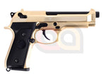 [WE] Fully Metal M92F SOF Airsoft GBB Pistol [Navy Seal][Gold]