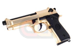 [WE] Fully Metal M92F SOF Airsoft GBB Pistol [Navy Seal][Gold]