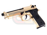 [WE] Fully Metal M92F SOF Airsoft GBB Pistol [Navy Seal][Gold]