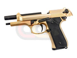 [WE] Full Metal M92F Airsoft GBB Pistol [With PB Marking] [Gold]