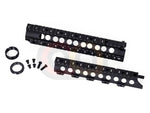 [E&C][Item No.:MP032] 10" Aluminium URX Handguard [BLK]