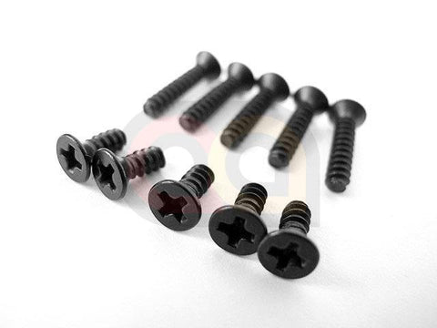 [AIP] M4/M16 AEG Motor Cover Flat Head Screws [3x14 KB / 3x8 KB]