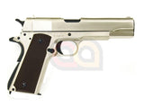 [BELL][EG723SV] M1911A1 CC-HORSE Government METAL GBB Pistol [Brown Grip, SV]