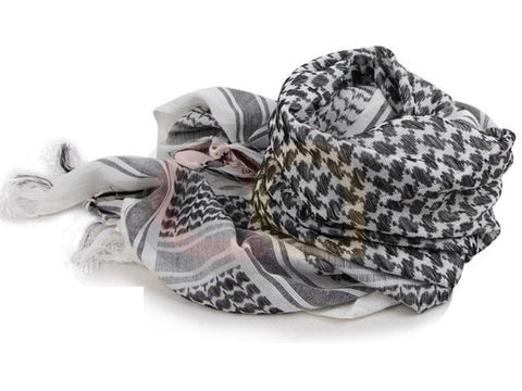 [IdiotTailor] Shemagh Kafiya Scarf Mask [White]