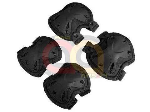 [CN Made] 9mm Tactical Knee and Elbow Pad Set[BLK]
