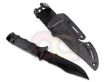 [CYMA][HY-016]Dummy Plastic M37 Seal Pup Knife with Sheath [BLK]