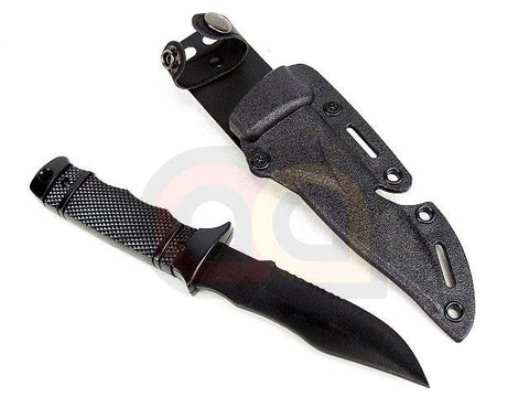 [CYMA][HY-016]Dummy Plastic M37 Seal Pup Knife with Sheath [BLK]