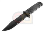 [CYMA][HY-016]Dummy Plastic M37 Seal Pup Knife with Sheath [BLK]