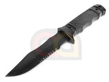 [CYMA][HY-016]Dummy Plastic M37 Seal Pup Knife with Sheath [BLK]