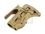 [ARMY Force] GL-SHOCK Recoil Reducing M4/AR-15 Stock with Chest Riser [DE]
