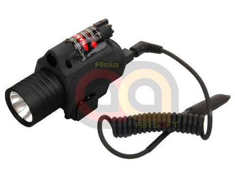 [CN Made] M6X Flashlight with Laser and Pressure [BLK]