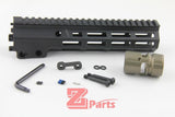 [Z-Parts] 9.3 inch alloy Handguard for GHK M4 GBB Rifle (Blk)