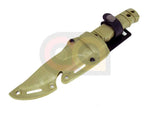[CYMA][HY-016] Dummy Plastic M37 Seal Pup Knife with Sheath [Tan]