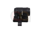 [APS] 1"/25mm Flashlight Laser QD Mount with Blet Clip [BLK]