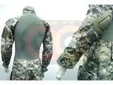 Combat Shirt&Pants Digital ACU Camo w/Elbow Knee Pad L