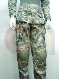 Tactical Combat Pants w/Knee Pads Digital ACU CAMO L
