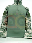 Tactical Combat Shirt w/ Elbow Pad Digital ACU Camo XL