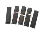 [Energy] Skidproof Texture Type Rail Cover Panel 8pcs Set [BLK]