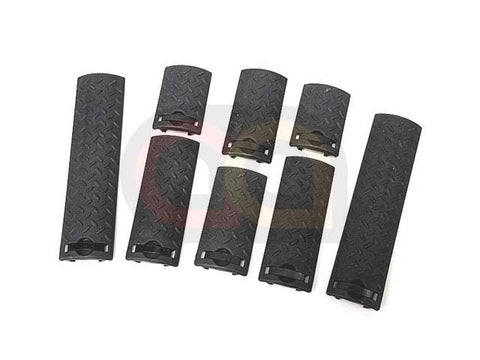 [Energy] Skidproof Texture Type Rail Cover Panel 8pcs Set [BLK]