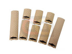 [Energy] Skidproof Texture Type Rail Cover Panel 8pcs Set [TAN]