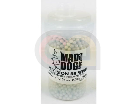 [Maddog] Precision 0.25g 6mm BB Series [3000rds][White]