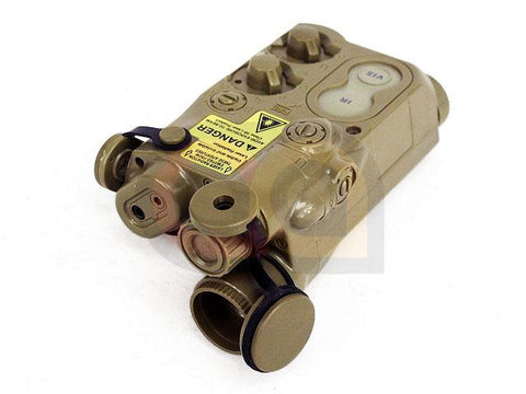 [Army Force] AN/PEQ-16 Style Battery Case Box Tan w/RIS Mount [DE]