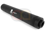 [CYMA][HY-150] 195mm SNS Skull Silencer Black 14mm CCW
