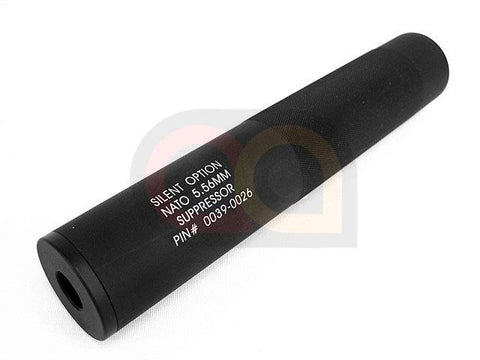 [CYMA][hy-140] 195mm Silent Option Silencer Black 14mm CW & CCW