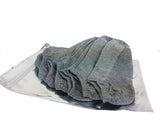[IdiotTailor] 100% Cotton Low-Cut Sport/Boat Socks [5pcs/set] [Grey]