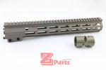 [Z-Parts] 13.5inch Mk16 Handguard for GHK M4 GBB Rifle [TAN]