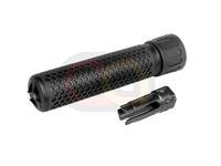 [Knight's Armament] 556 QDC Airsoft Suppressor with Quick Detach Function 175mm[-14mm][BLK]