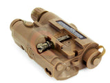 [Army Force] AN/PEQ 15 Style Battery Case Box Tan w/RIS Mount