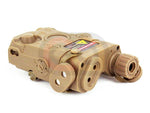 [Army Force] AN/PEQ 15 Style Battery Case Box Tan w/RIS Mount
