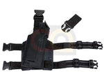 [Big Dragon] SFL 6305 Deluxe Drop Leg Beretta M92 w/Flashlight RH Holster[BK]