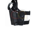 [Big Dragon]SFL 6305 Deluxe Drop Leg Colt 1911 w/Flashlight RH Holster[BLK]