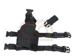 [Big Dragon]SFL 6305 Deluxe Drop Leg Colt 1911 w/Flashlight RH Holster[BLK]