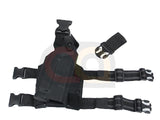 [Big Dragon]SFL 6305 Deluxe Drop Leg Colt 1911 w/Flashlight RH Holster[BLK]
