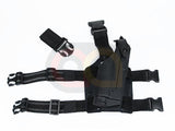 [Big Dragon]SFL 6305 Deluxe Drop Leg Model 17/22 w/Flashlight RH Holster[BLK]