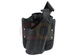 [Big Dragon]SFL 6305 Deluxe Drop Leg Model 17/22 w/Flashlight RH Holster[BLK]