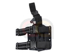 [Big Dragon]SFL 6305 Deluxe Drop Leg H&K USP w/Flashlight RH Holster[BLK]