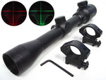 [CN Made]3-9x32 32mm Red/Green Illuminated Crosshair Rifle Scope