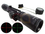 3-9x40 40mm Red/Green Illuminated Tri-rail Rifle Scope