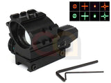 1x33 Multi 4 Reticle Tri-rail Red/Green Dot Sight Reflex