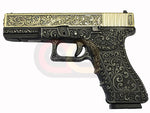 [WE] Model 17 Airsoft GBB Pistol [Golden Slide, Ivory Frame]