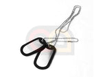 [Maddog] Blank Dog-Tag with Chains and Rubber Case
