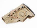 [Army Force] GK-MAG Style Stock with Magazine Carrier for M4 AEG[Tan]